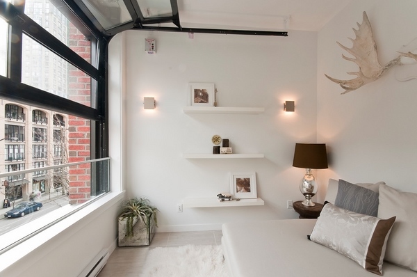 white minimalist interior edroom furniture