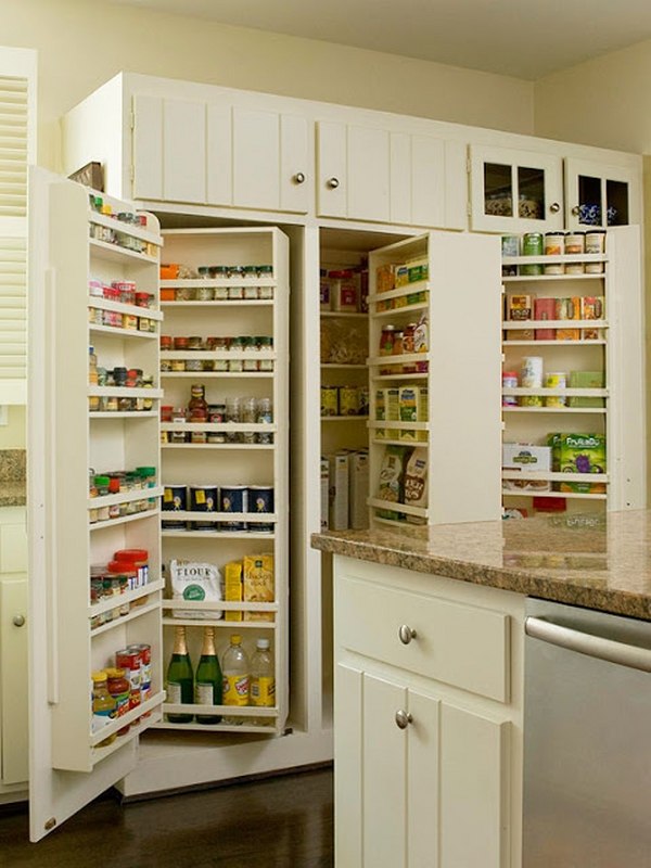 white kitchen storage ideas