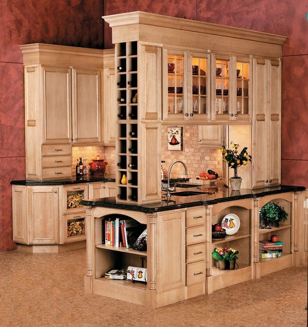  furniture built in wine storage kitchen cabinets