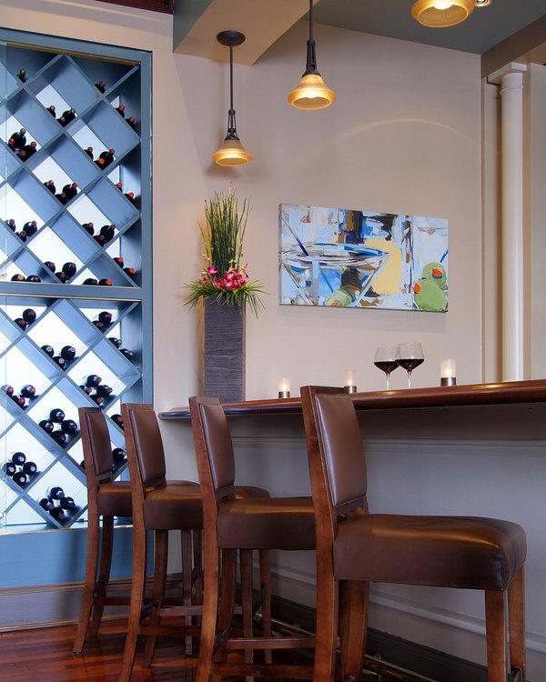 wine storage wall wine display contemporary home interior