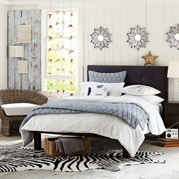 zebra bedroom area rug decorating ideas