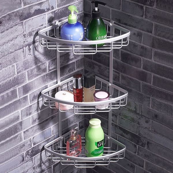 corner shower basket compact shower equipment