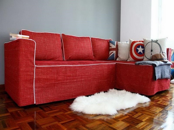 Attracitve covers Ikea red modern home decorating ideas