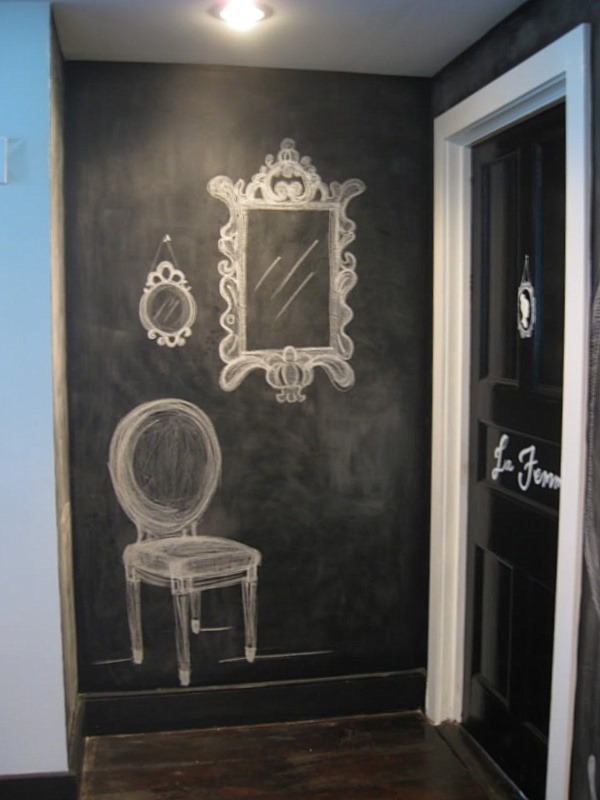 Chalkboard-paint-hallway-home-decorating-ideas