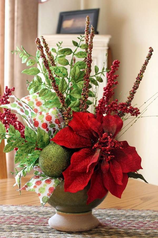 DIY floral centerpieces festive decoration