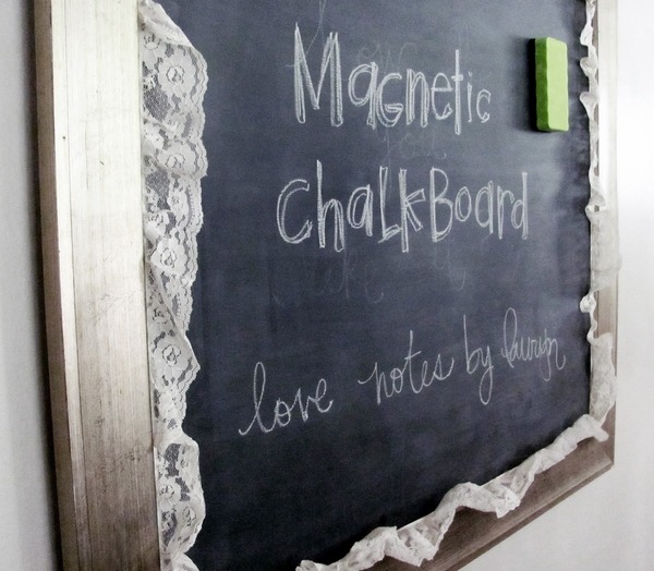 DIY magnetic chalkboard easy craft ideas