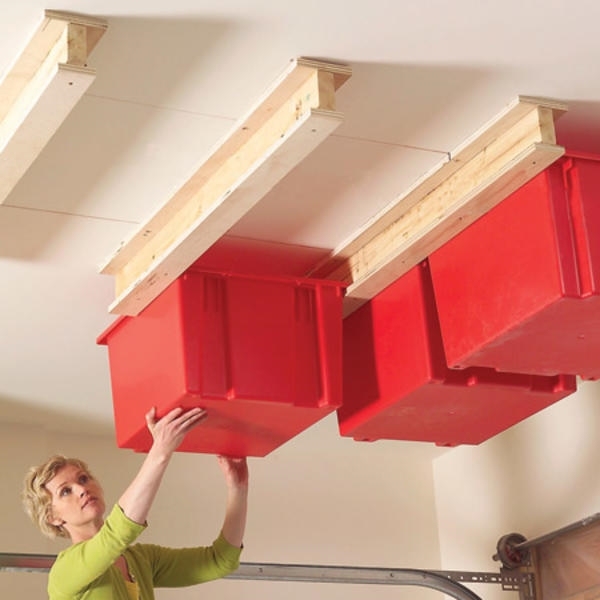 DIY overhead garage ceiling ideas