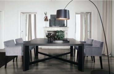 Dining-room-furniture-design-dinig-chairs-gray-upholstery-classic-wood-furniture