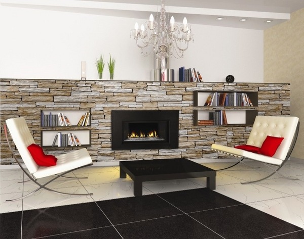 Gas fireplace inserts ideas modern living room interior design