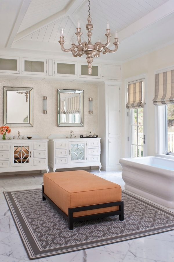 Luxury design framed vanity mirrors seating carpet