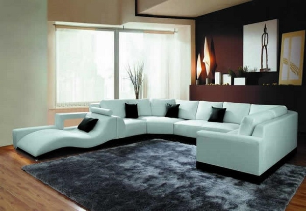 Modern leather sectional sofas furniture ideas 