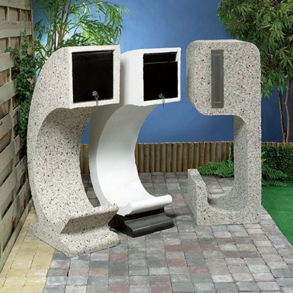Modern mailbox design ideas garden decor