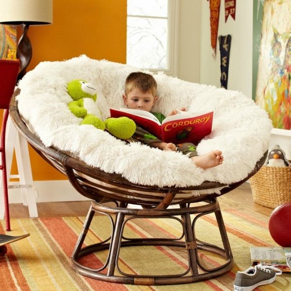 Living room best sale with papasan chair