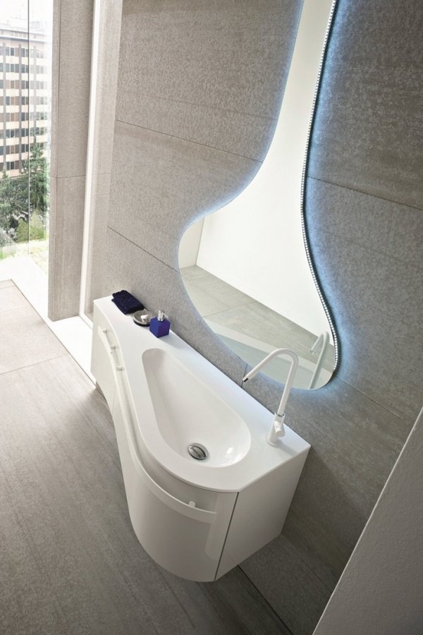 Pear-shaped-bathroom-wall-mirror-modern-bathroom-furniture-design