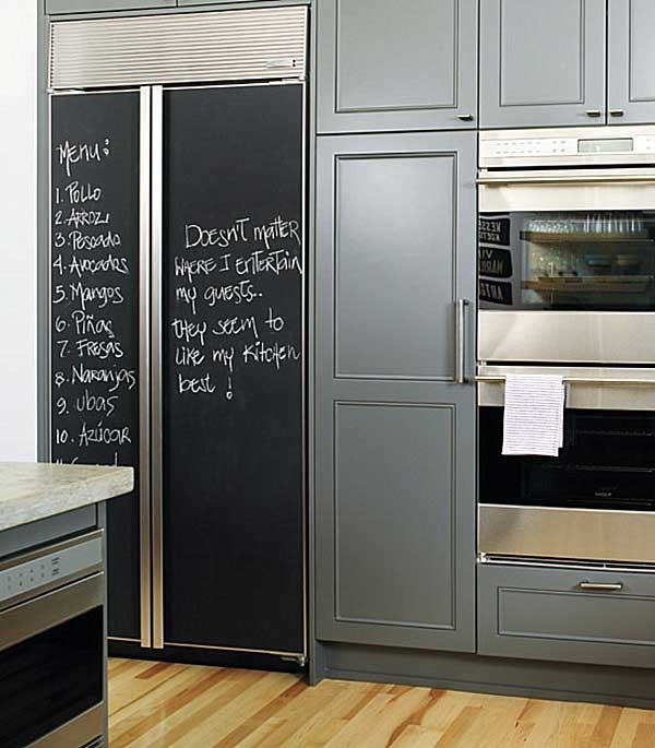 Refrigerator chalkboard design ideas kitchen ideas