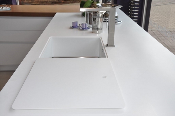 Sink with flush cover contemporary kitchen furniture design