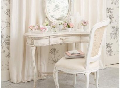 Vanity-table-white-color-mirror-white-stool-curtains