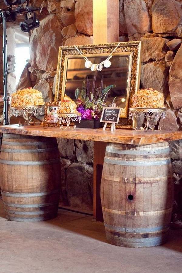 barrels-buffet-table-rustic-table-decoration-mirror-garlans