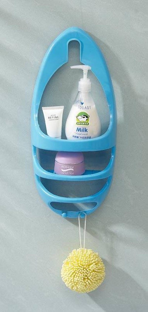 bathroom accessories plastic shower caddies with hooks
