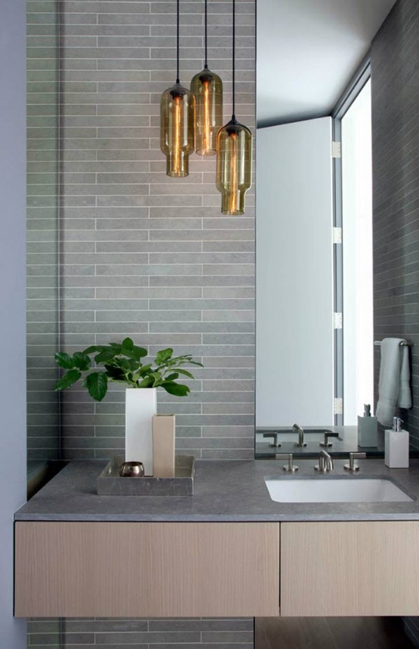 Bathroom light fixtures - 25 contemporary wall and ceiling ...