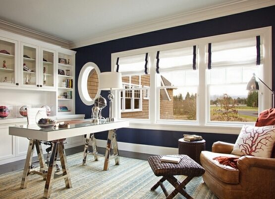 beach-style-house-roman-shades-white-blue-sisal-rug