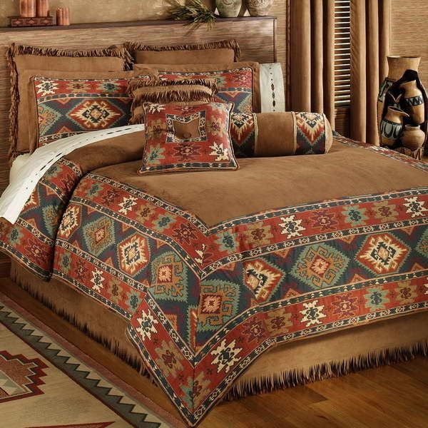 beautiful bedding rustic motifs rustic bedroom decoration