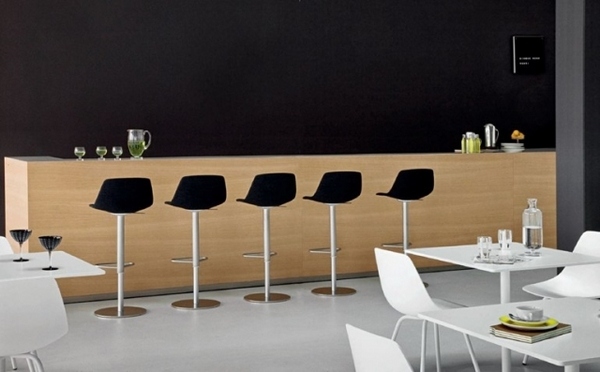 black stool design contemporary furniture ideas