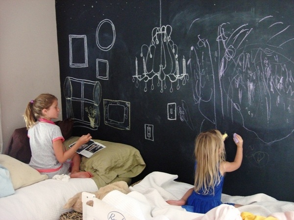 chalkboard wall ideas playroom nursery room wall decorating