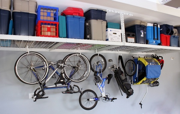 clever storage solutions garage boxes bysicle