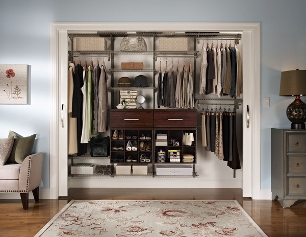 closet organizing ideas clothes rods shelves shoe storage