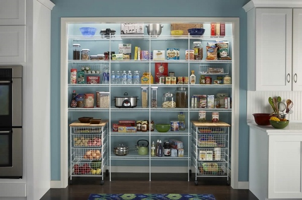 closetmaid pantry organization system wire shelves