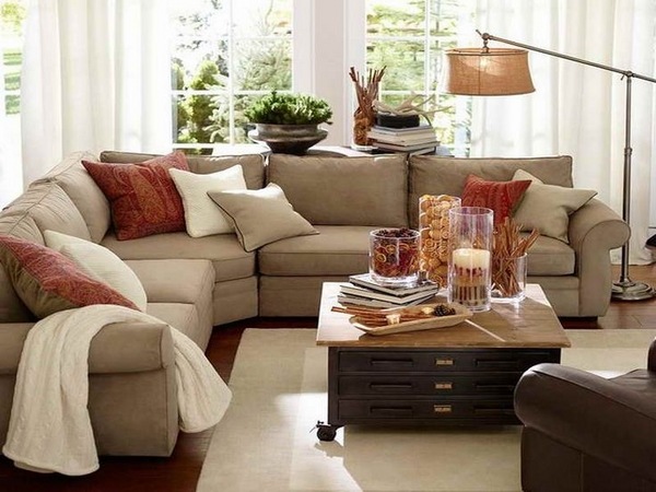 comfortable sofas design decorative pillows coffee table