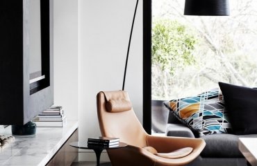 contemporary-arch-floor-lamp-living-room-interior-leather-armchair