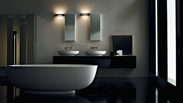 contemporary bathroom interior design modern recessed