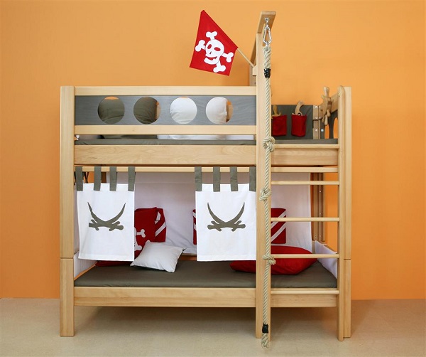 cool loft beds design ideas pirates kids room furniture