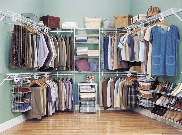 wire closet shelving ideas