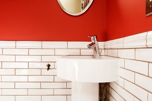 creative small bathrooms solutions corner pedestal sink modern faucet