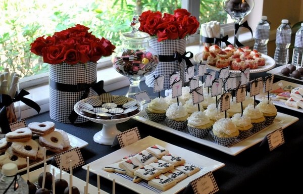 dessert candy table buffet ideas holiday table decorating ideas
