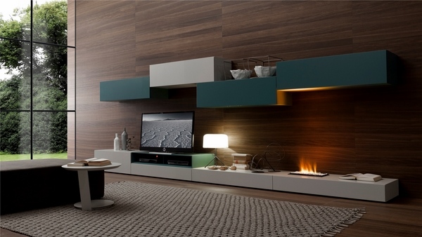 electric fireplace tv stand minimalist living room interior design