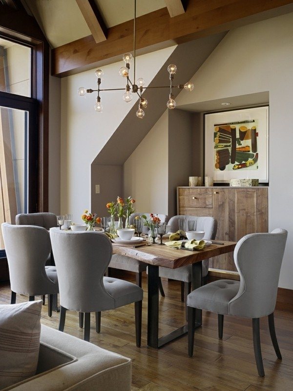 Dining Chairs In The Modern Room, Elegant Modern Dining Room Chairs