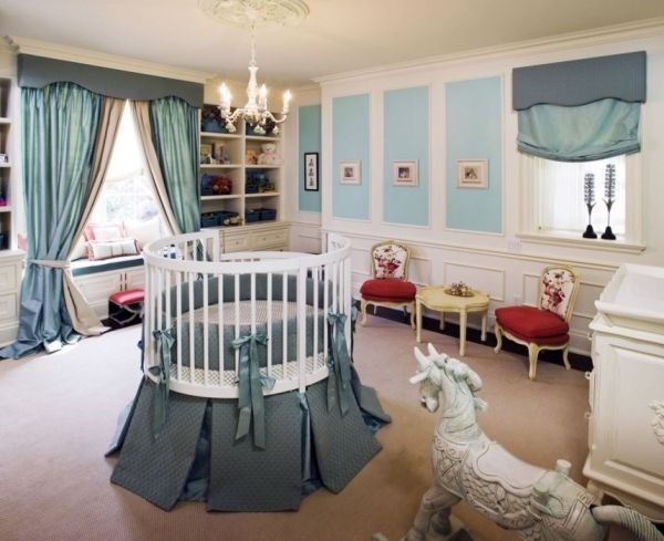 fantastic baby room furniture round crib boy