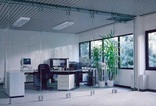 glass partitions room dividers contemporary design