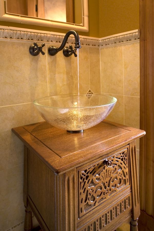 Vessel sinks are the hot trend in bathroom design