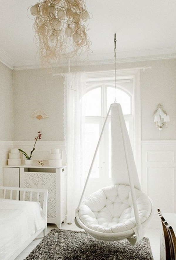 hanging papasan chair bedroom furniture ideas