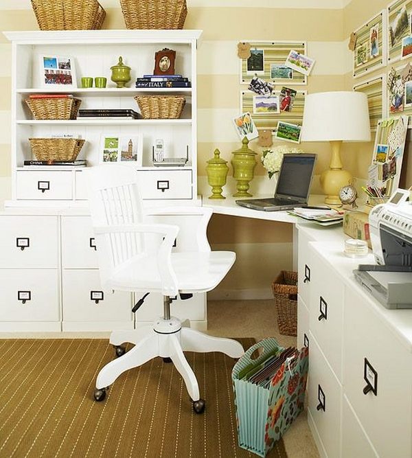 furniture white cabinets shelves corner desk