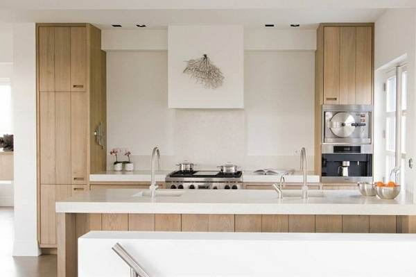 kitchen island sink modern white countertop