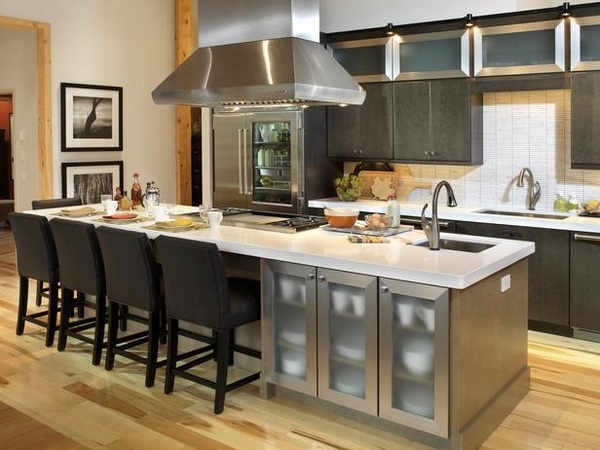Kitchen Island With Seating Practical, Kitchen Island Ideas With Stove Top