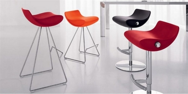 modern stool design ideas metal polyurethane