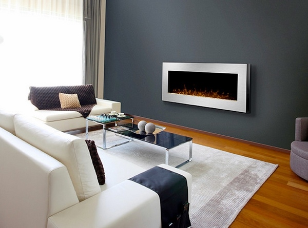 modern home fireplace ideas electric insert