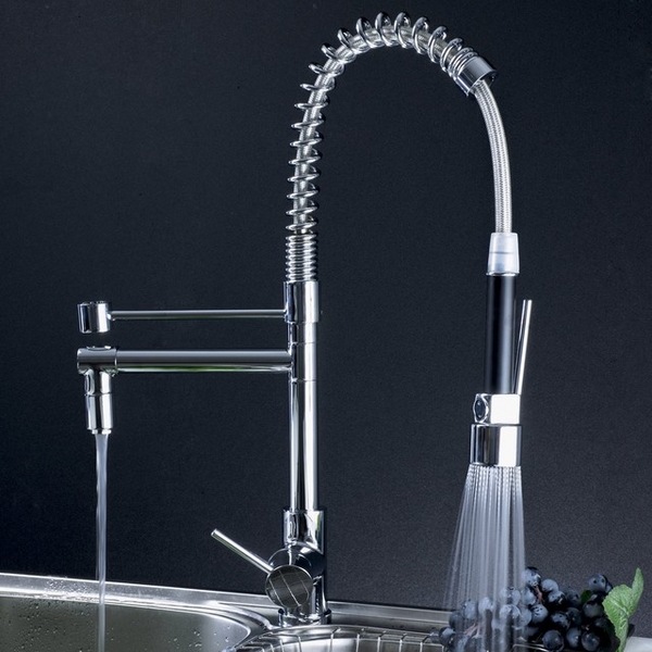 modern kitchen faucets stainless steel elegant shape